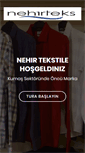 Mobile Screenshot of nehirtextile.com